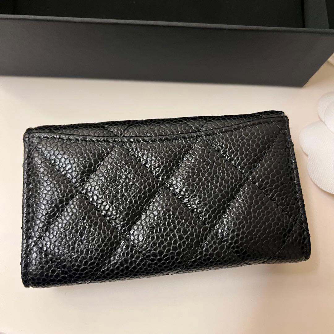 CHANEL キーケース マトラッセ 黒