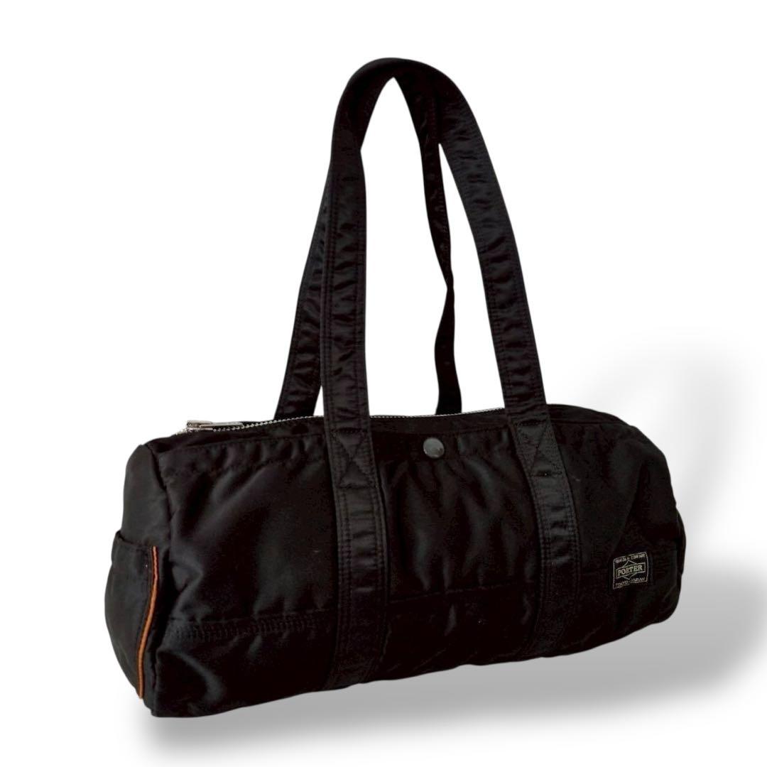 極美品　ポーター　タンカー　ドラムバッグ　トート　ダッフル　ブラック