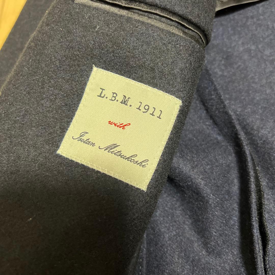 【美品】L.B.M. 1911 チェスターコート ネイビー 42サイズ