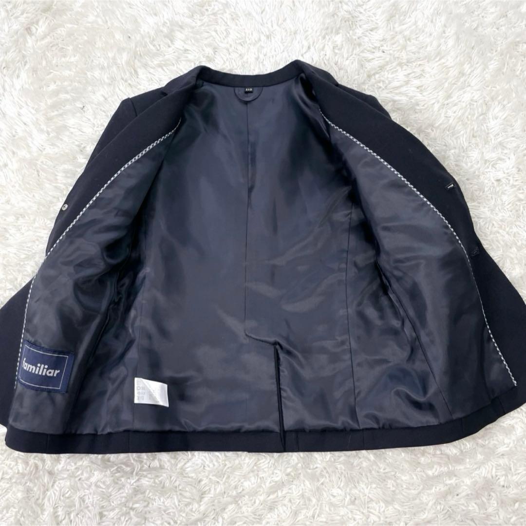 ファミリア✨️近年モデル スーツ　110 濃紺　フォーマル　セットアップ 男の子