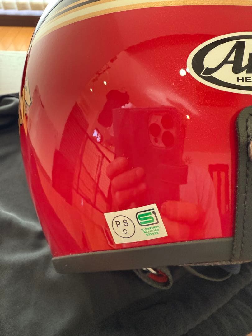 HARLEY-DAVIDSON ジェットヘルメット 黒/赤