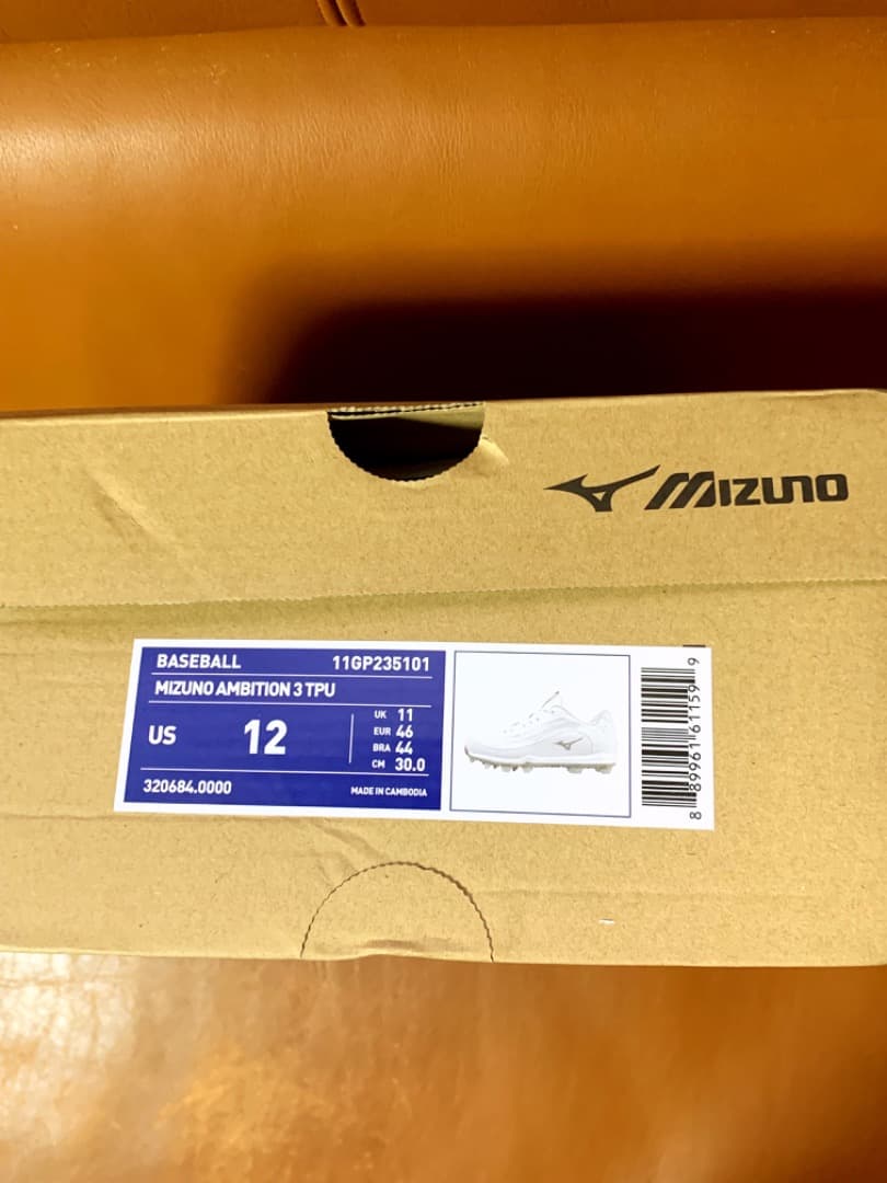 新品2026年アメリカ限定★Mizuno野球Ambition 3 Low30cm