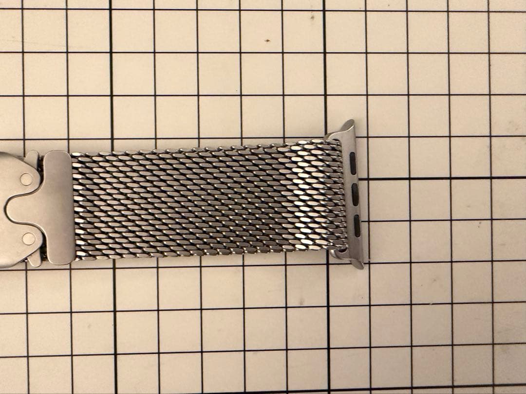 49mmケース用ナチュラルチタニウムミラネーゼループ - M