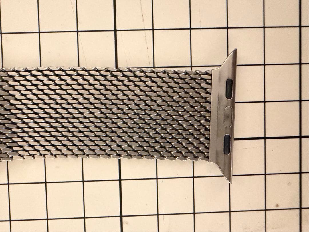 49mmケース用ナチュラルチタニウムミラネーゼループ - M