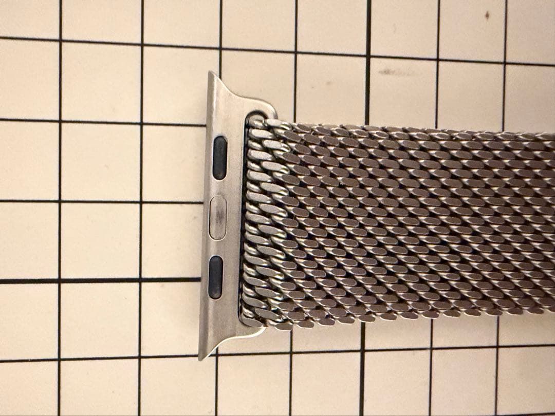 49mmケース用ナチュラルチタニウムミラネーゼループ - M