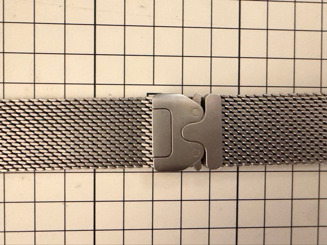 49mmケース用ナチュラルチタニウムミラネーゼループ - M