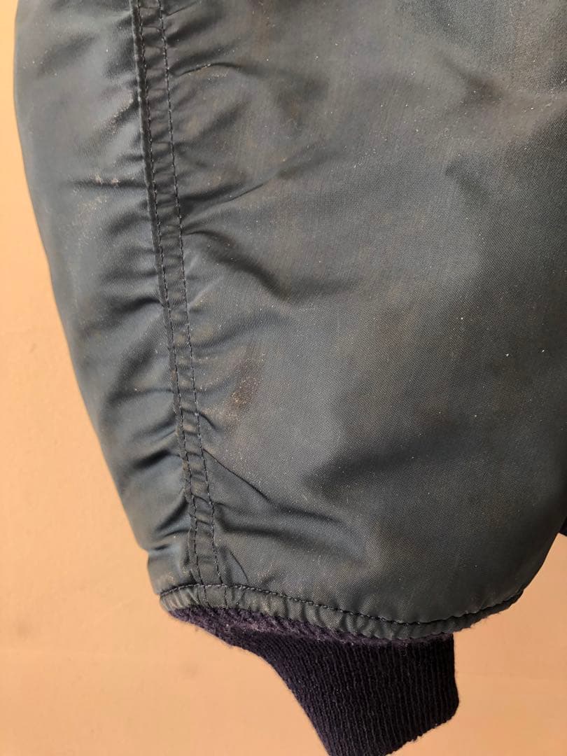 ALPHA 90s アメリカ製 MA-1 ネイビー キムタク