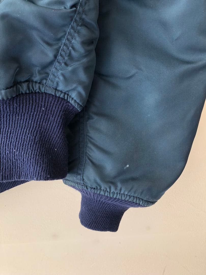 ALPHA 90s アメリカ製 MA-1 ネイビー キムタク