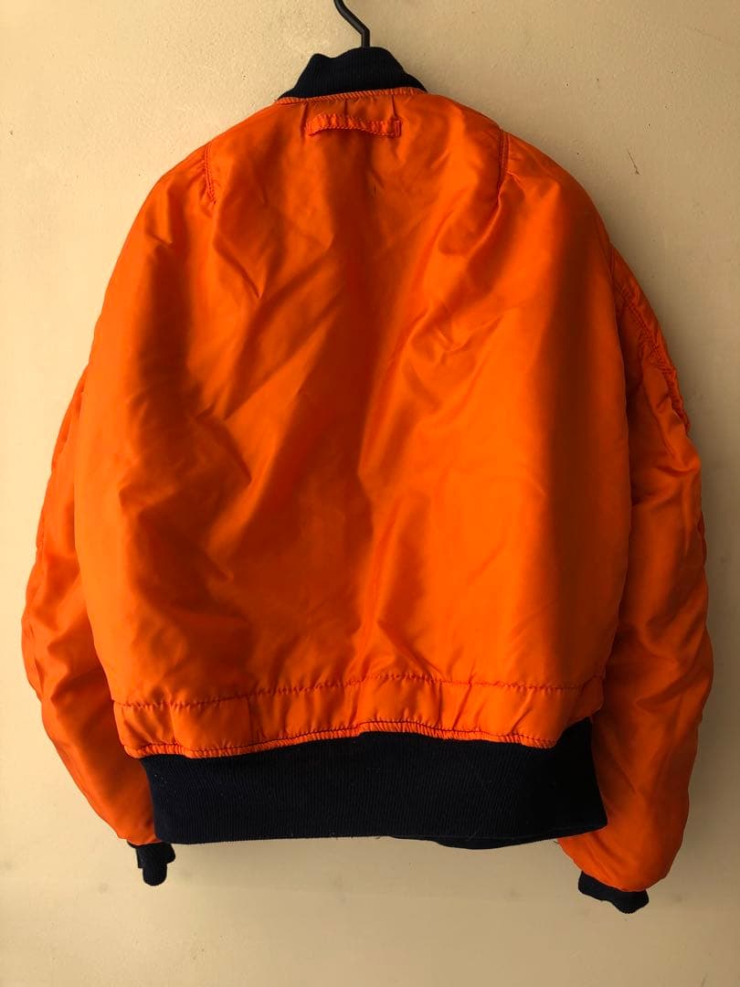 ALPHA 90s アメリカ製 MA-1 ネイビー キムタク