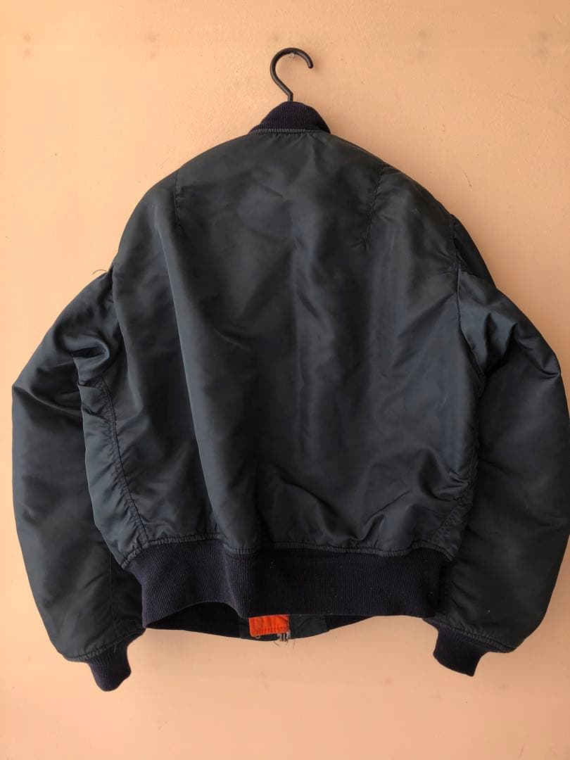 ALPHA 90s アメリカ製 MA-1 ネイビー キムタク