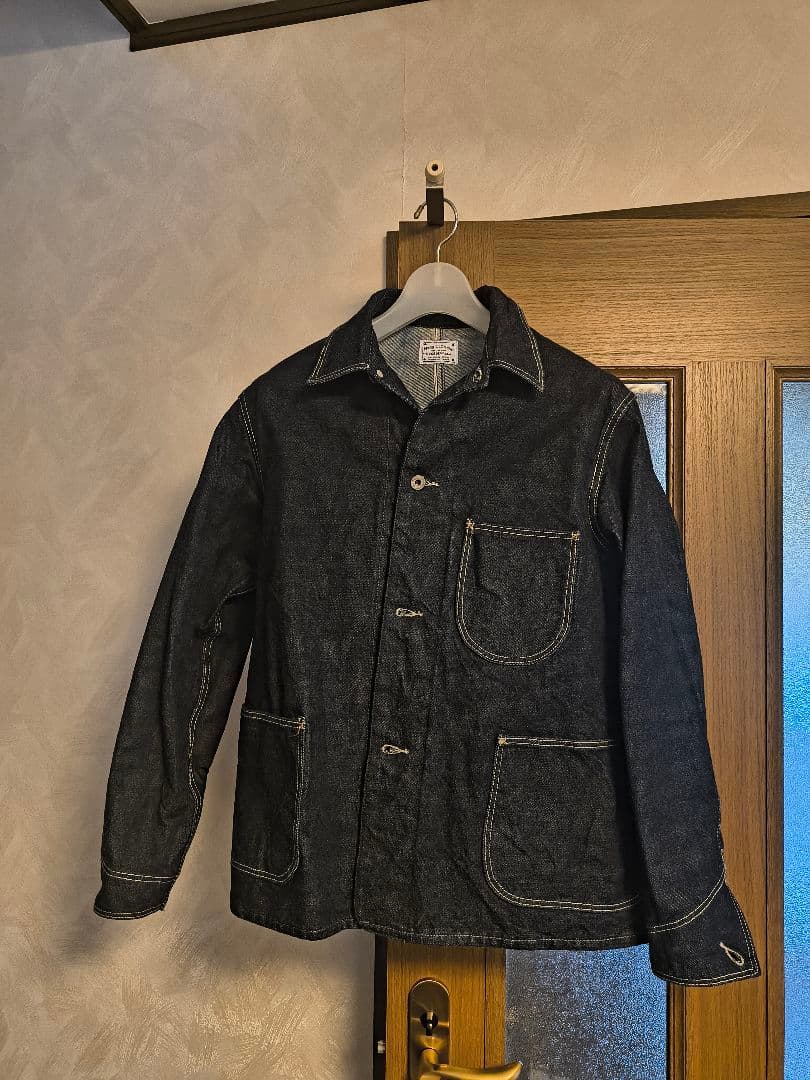 ヘビーオンス（14オンス位）1940年代デザインデニムカバーオール超希少XS