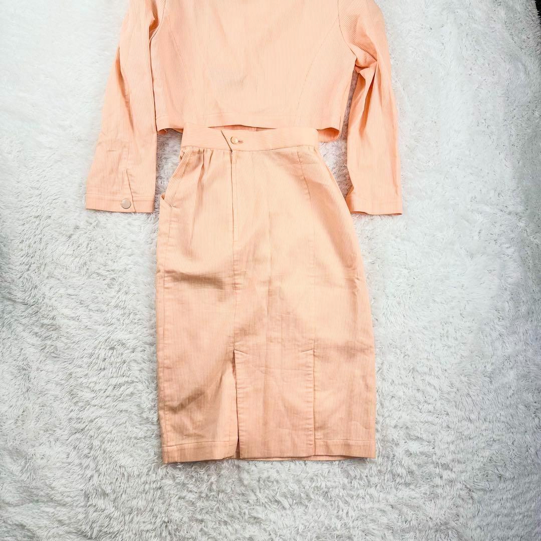 ティエリーミュグレー　セットアップ スカート　ジャケット　フォーマル　ピンク　M