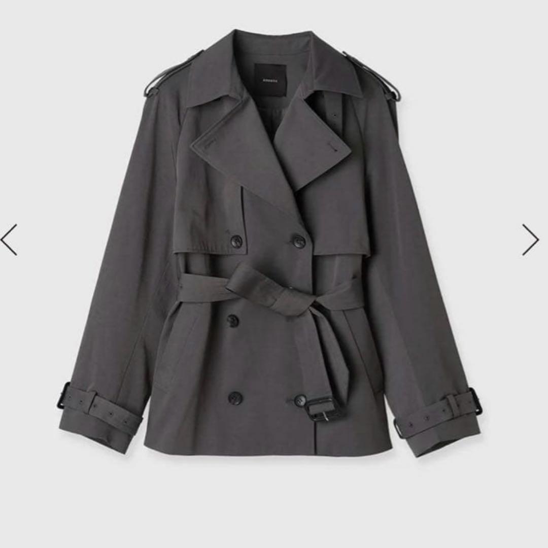 anuans ハーフオーバートレンチコート Sサイズ