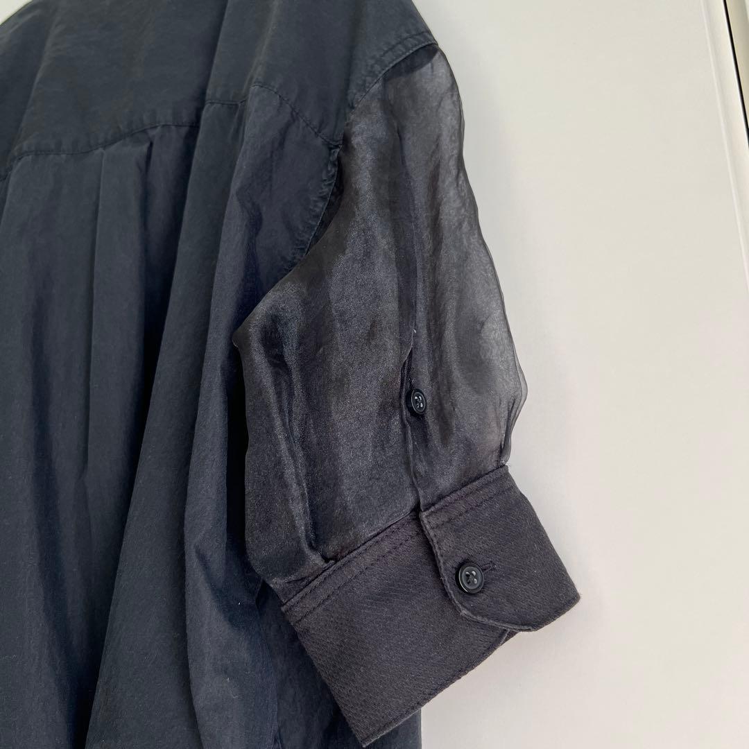 yonfa ヨンファ　 シースルーシャツチュニック　2021ss