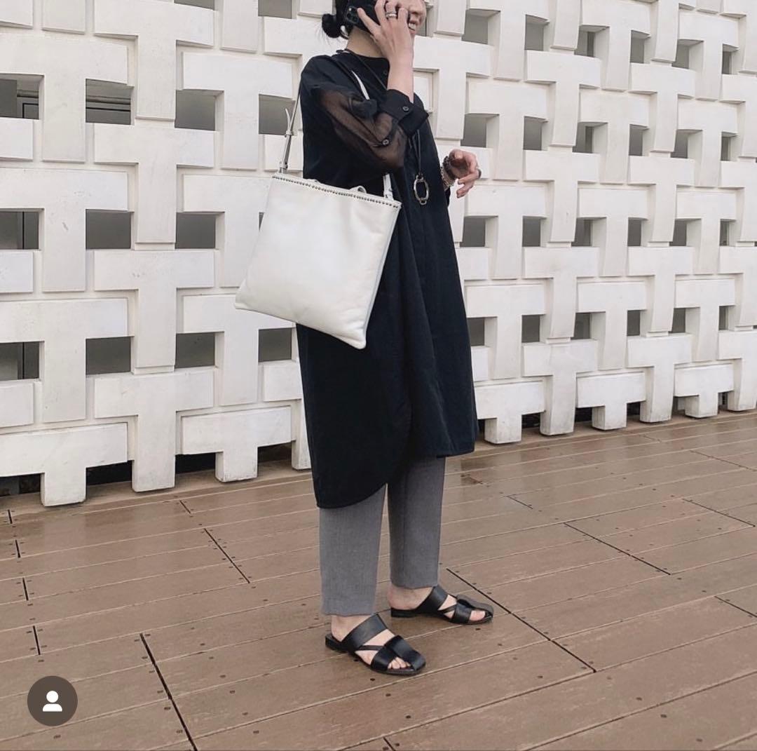 yonfa ヨンファ　 シースルーシャツチュニック　2021ss