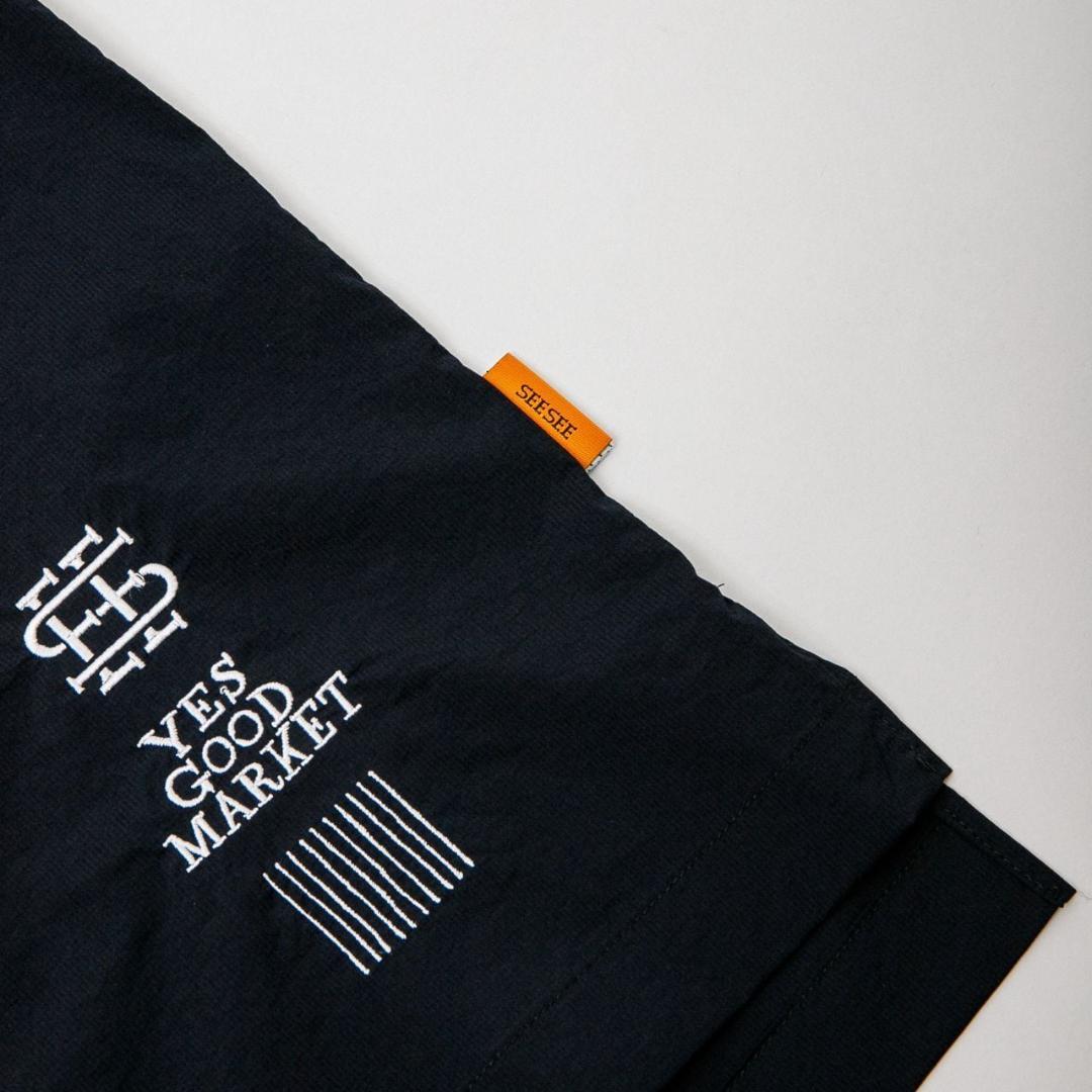 トップス YGM SEE SEE S.F.C BIG NYLON POLO NAVY