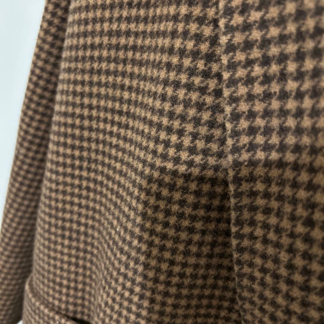 todayful 38 チェック　ロングコート