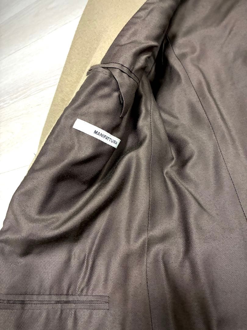 16.5万円　パオローニ　PAOLONI ダブル　チェスターロングコート