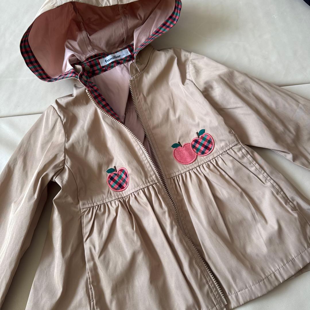familiar りんご ジャケット 110