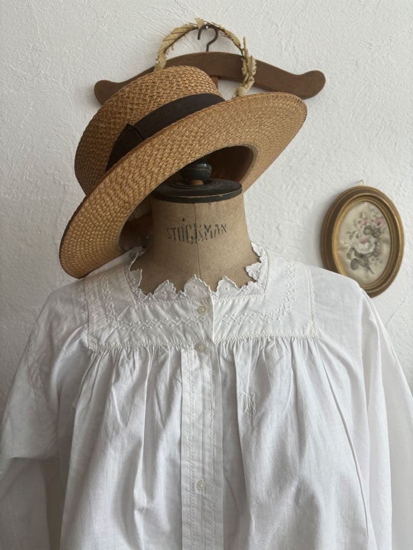 Tour ベージュアンティークカンカン帽