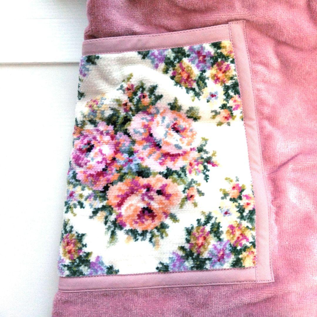 ★新品未使用★ Hotman 花柄 エプロン ホットマン　エレガント　高級感