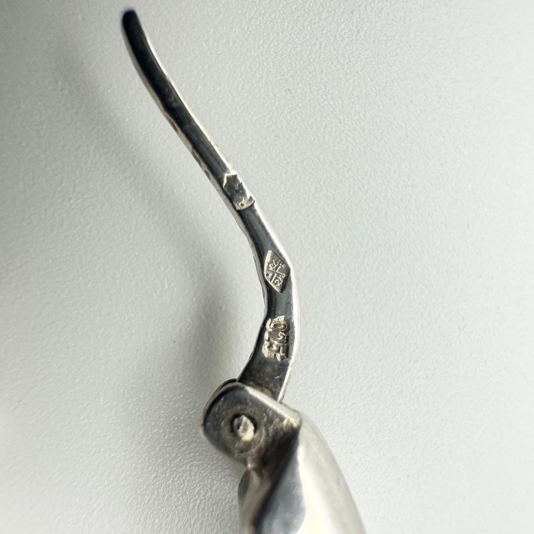 【美品】シャネル CHANEL ピアス フープ シルバー925 ヴィンテージ