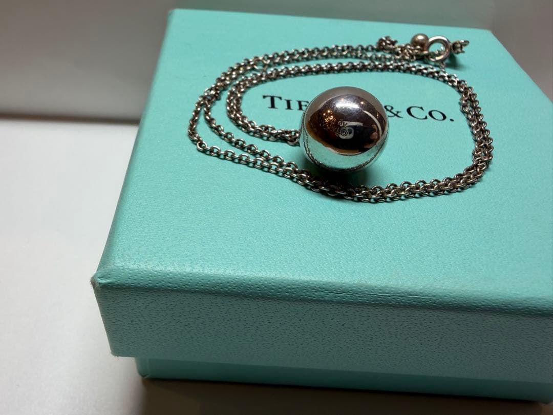 正規品　Tiffany ティファニー　ハードウェア　ボール　ネックレス　シルバー