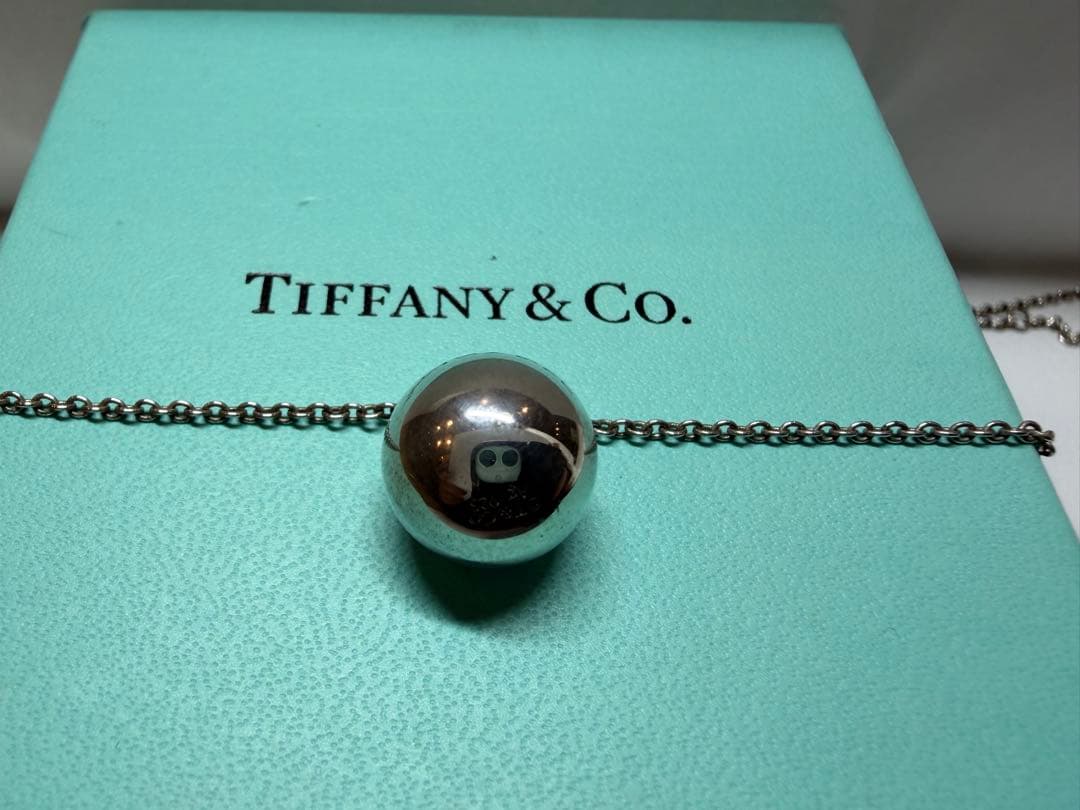 正規品　Tiffany ティファニー　ハードウェア　ボール　ネックレス　シルバー