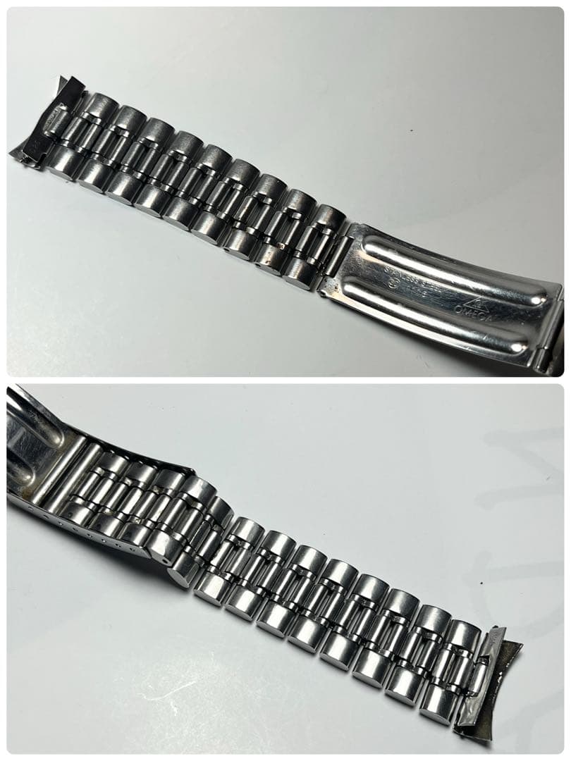 ☆純正☆OMEGAオメガ☆腕時計ステンレス ブレス☆used品☆【訳あり品】