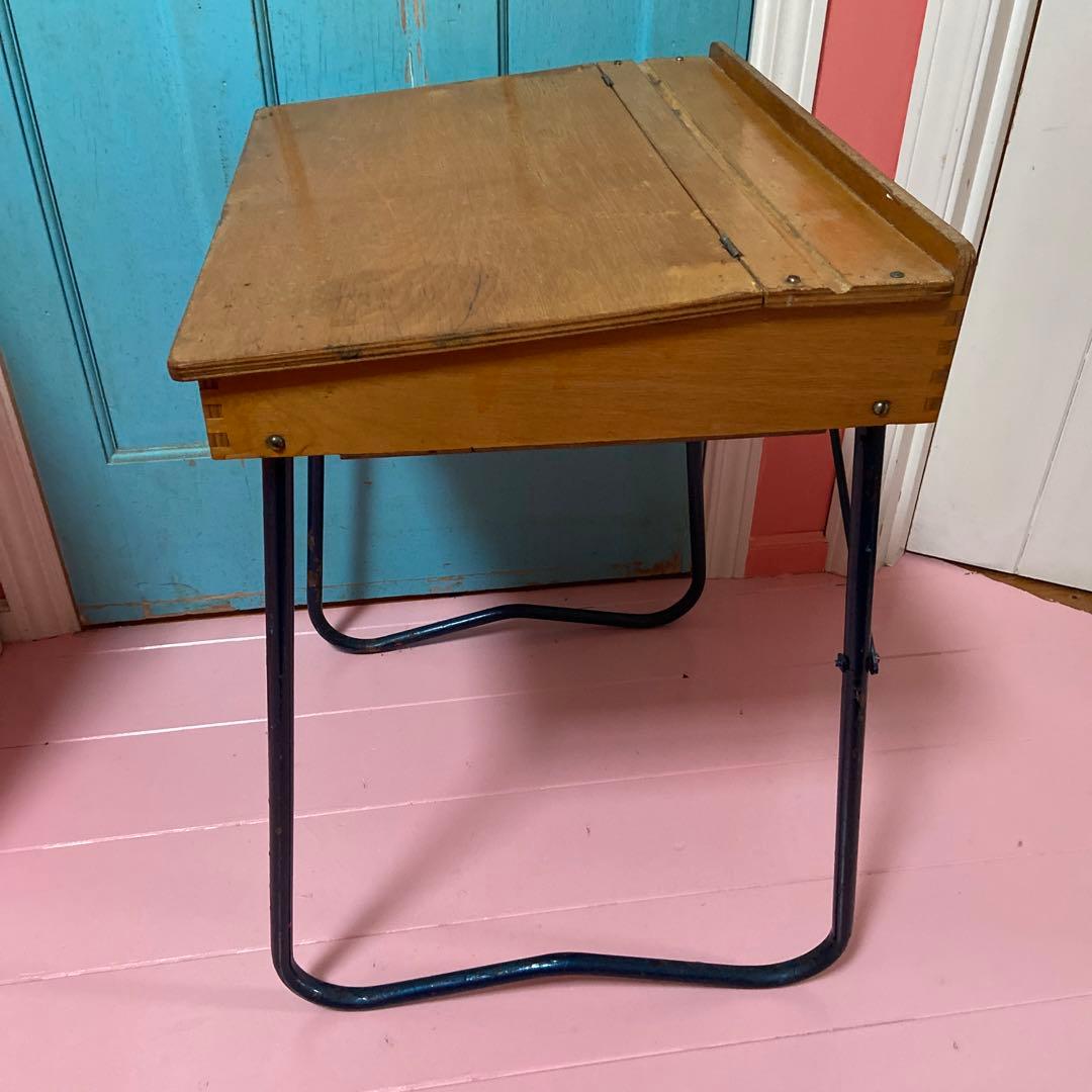 アンティーク　スクールデスク