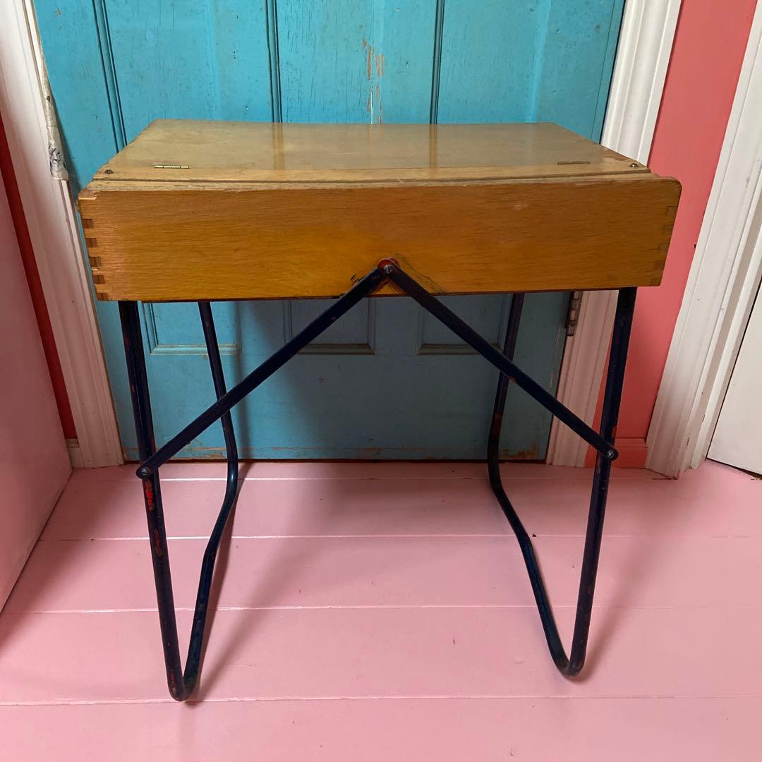 アンティーク　スクールデスク