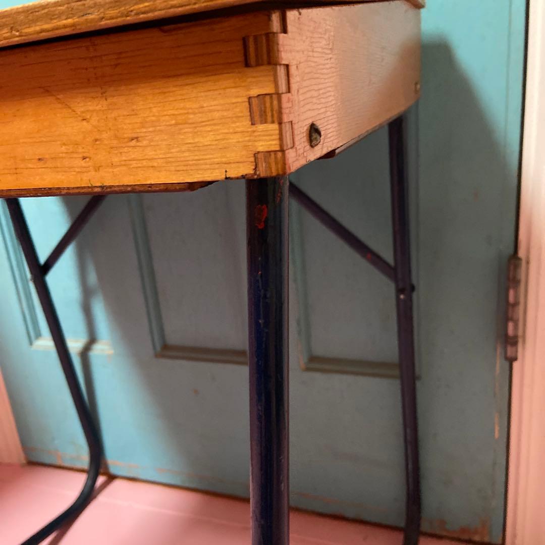 アンティーク　スクールデスク