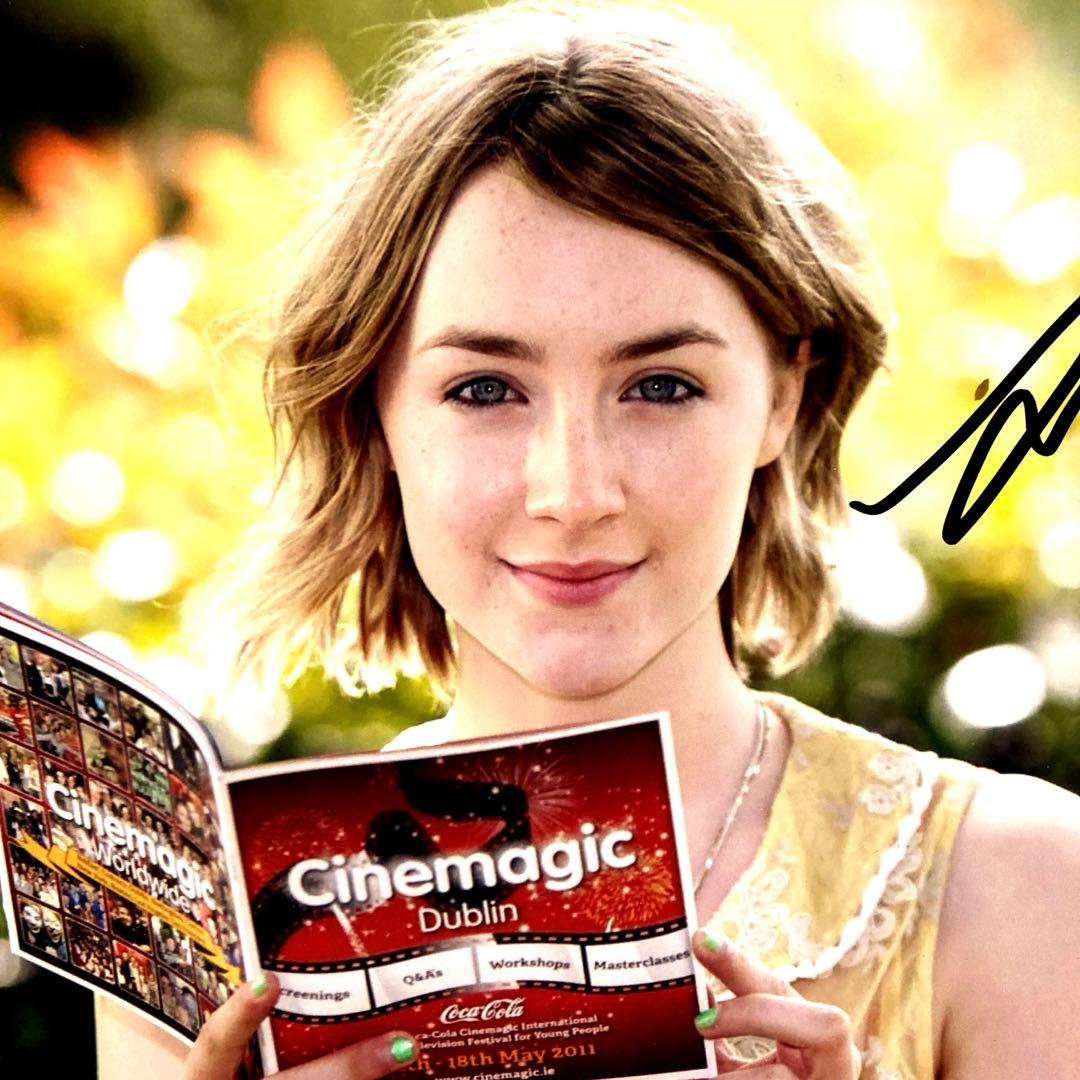 シァーシャローナン直筆サイン入り超大型写真…