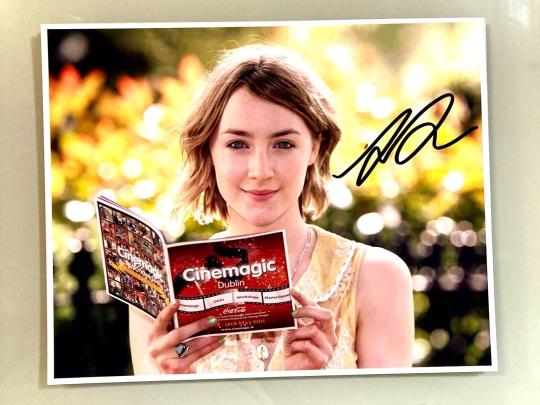 シァーシャローナン直筆サイン入り超大型写真…