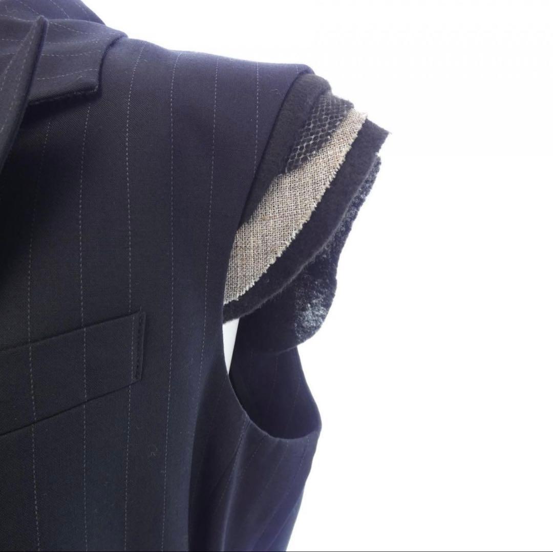 sacai ポリエステル ロングコート 2 ネイビー