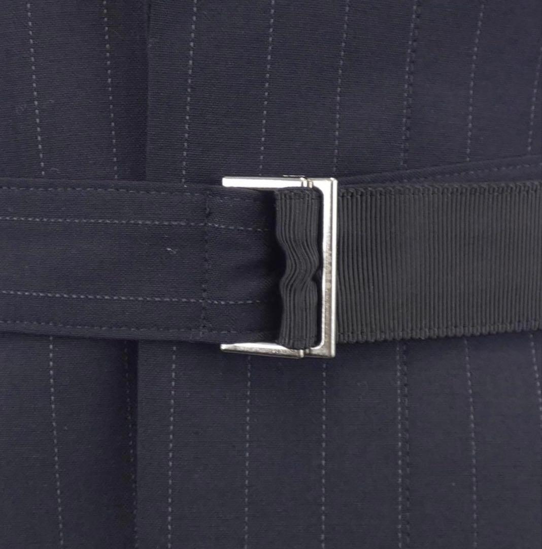 sacai ポリエステル ロングコート 2 ネイビー