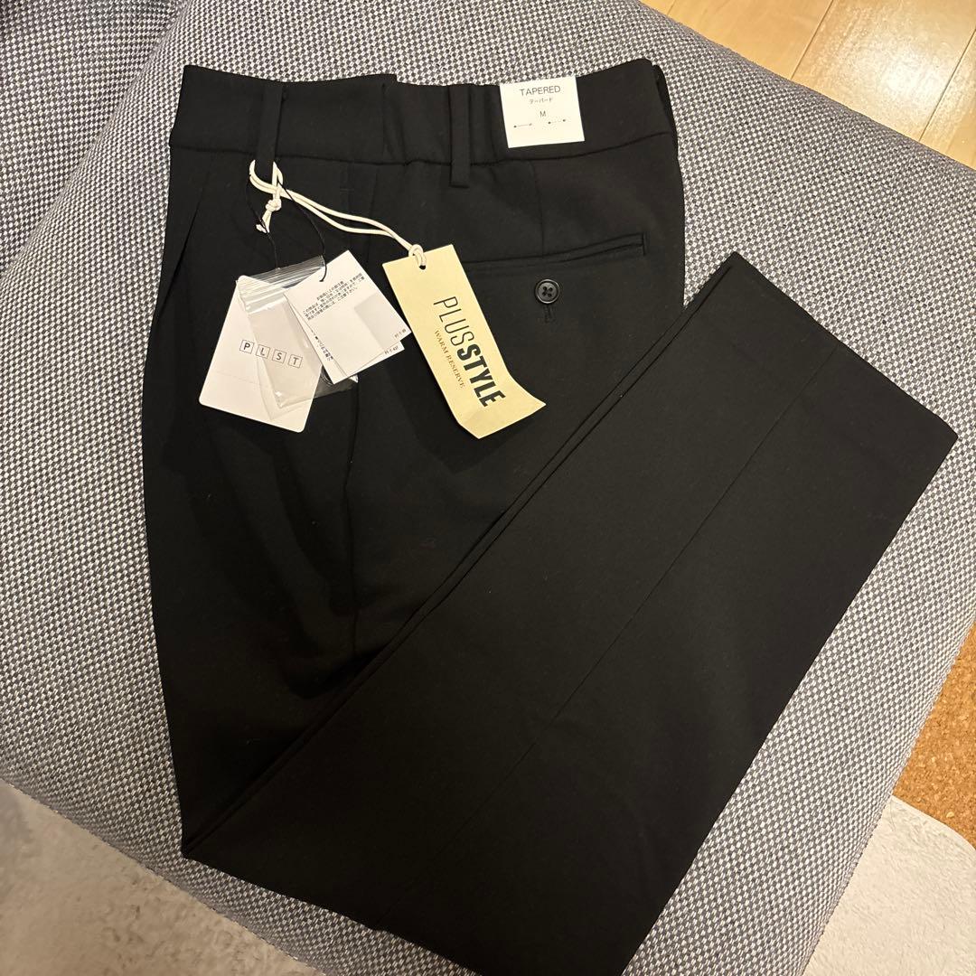 新品 プラステ PLUS STYLE テーパードパンツ（ウォームリザーブ）