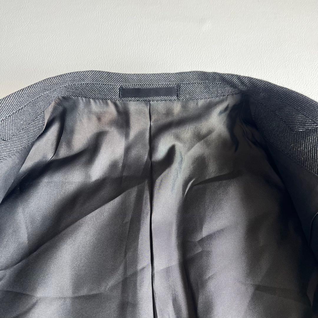 バーバリーズ　セットアップ　銀ボタン　ダブル　ウールモヘヤ　ジャケット　パンツ