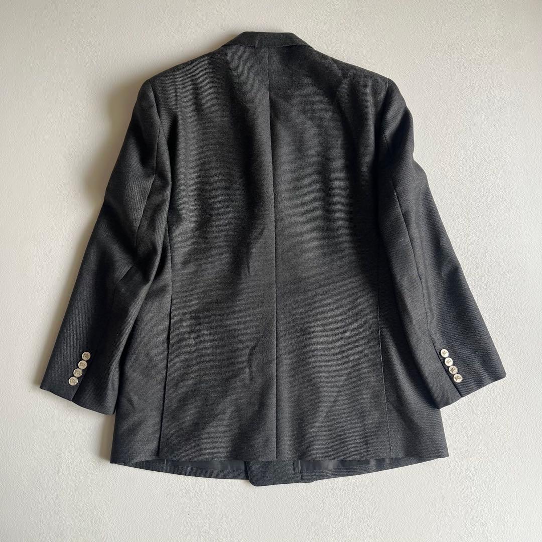 バーバリーズ　セットアップ　銀ボタン　ダブル　ウールモヘヤ　ジャケット　パンツ