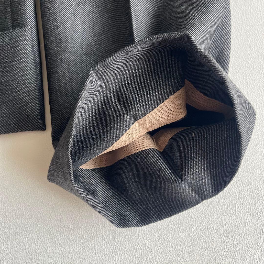 バーバリーズ　セットアップ　銀ボタン　ダブル　ウールモヘヤ　ジャケット　パンツ