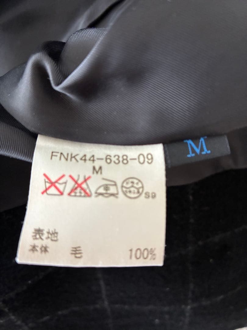 BURBERRY BLUELABEL バーバリー ピーコート M ブラック