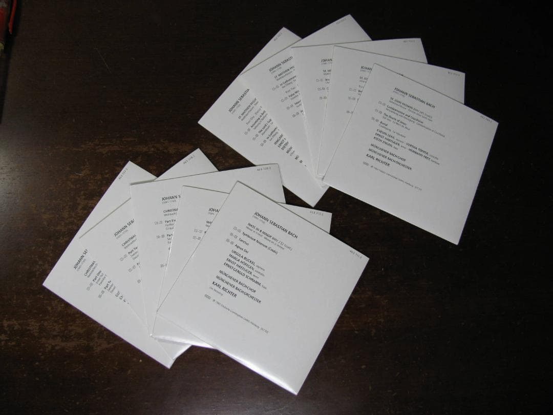 J.S.バッハ　マタイ受難曲など4作品・宗教作品集　１０CD　良美品　リヒター