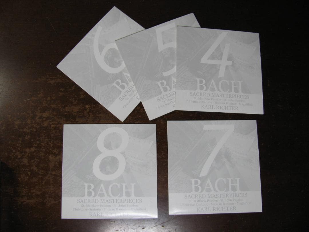 J.S.バッハ　マタイ受難曲など4作品・宗教作品集　１０CD　良美品　リヒター