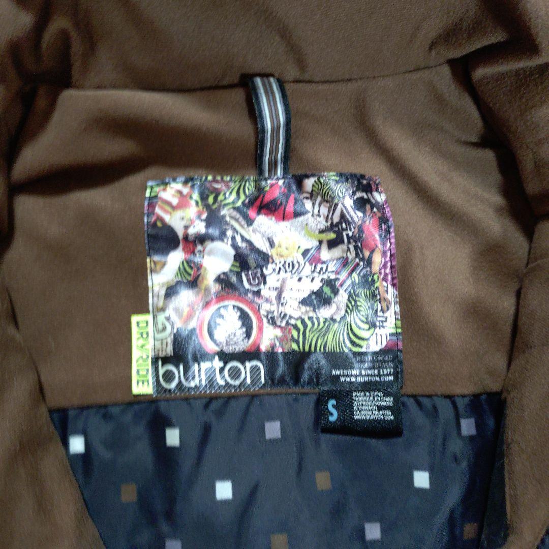 Burton スノーボードジャケット サイズS ブラウン