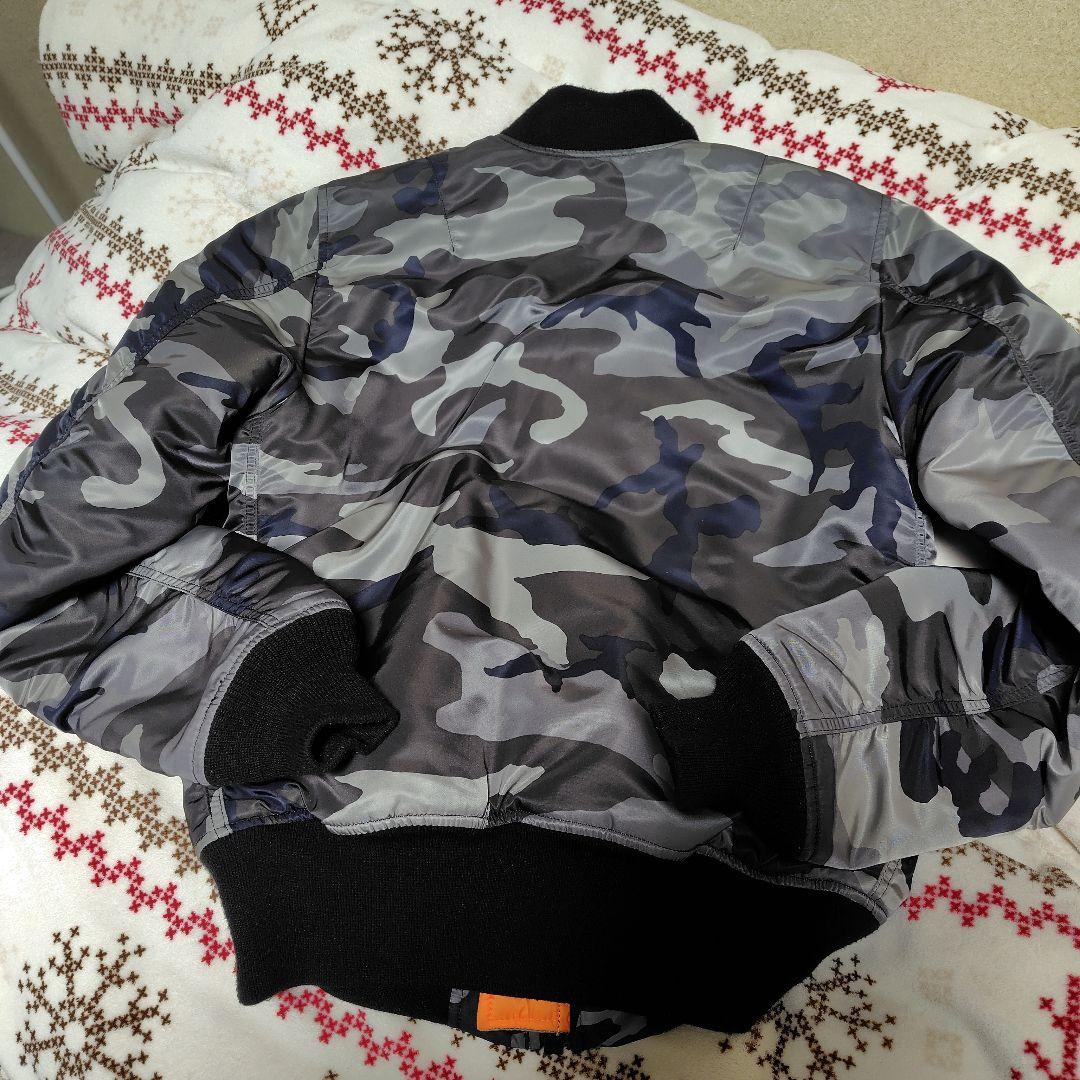 Alpha❗️MA-1希少グレーカモ！MSizeお買い得美品‼️