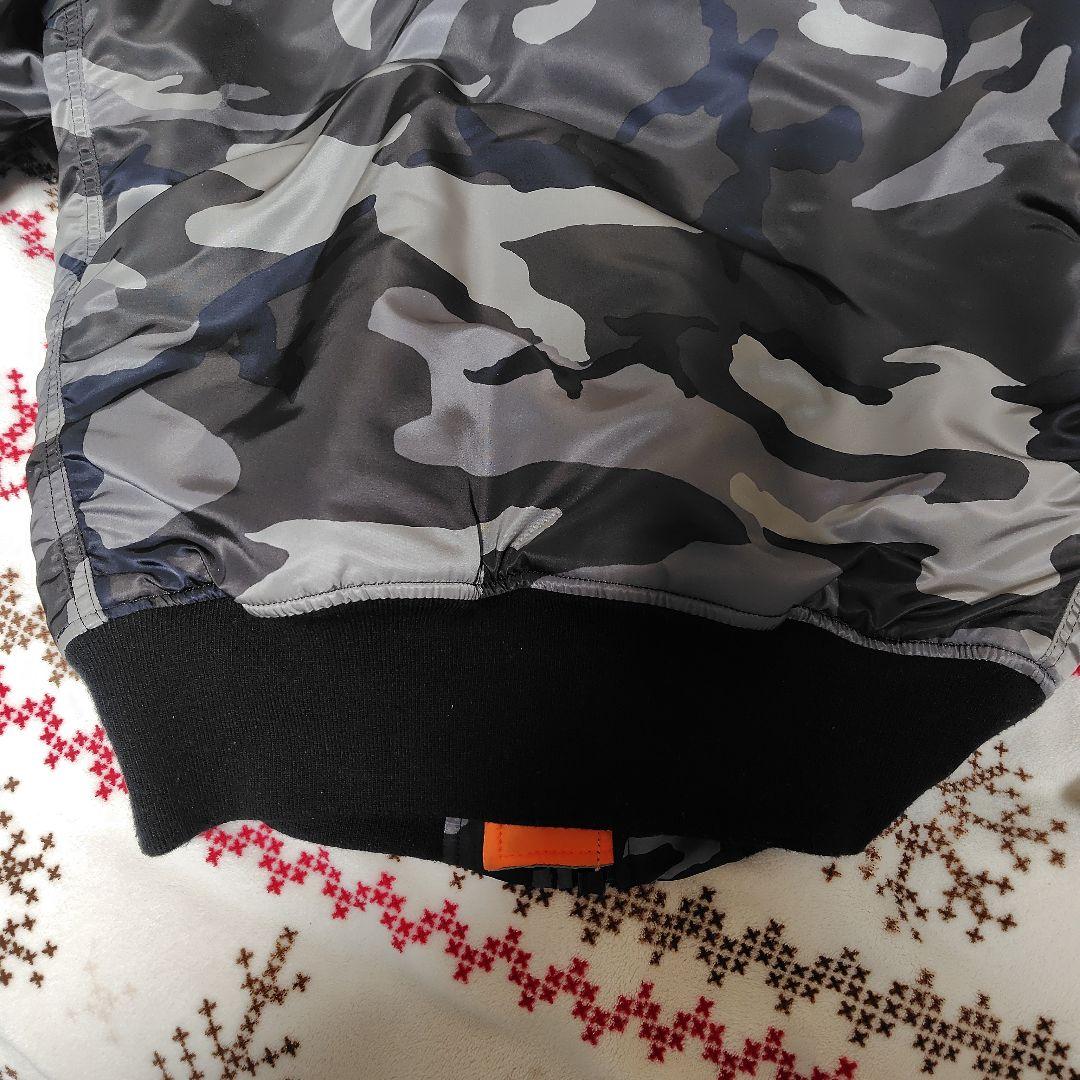 Alpha❗️MA-1希少グレーカモ！MSizeお買い得美品‼️