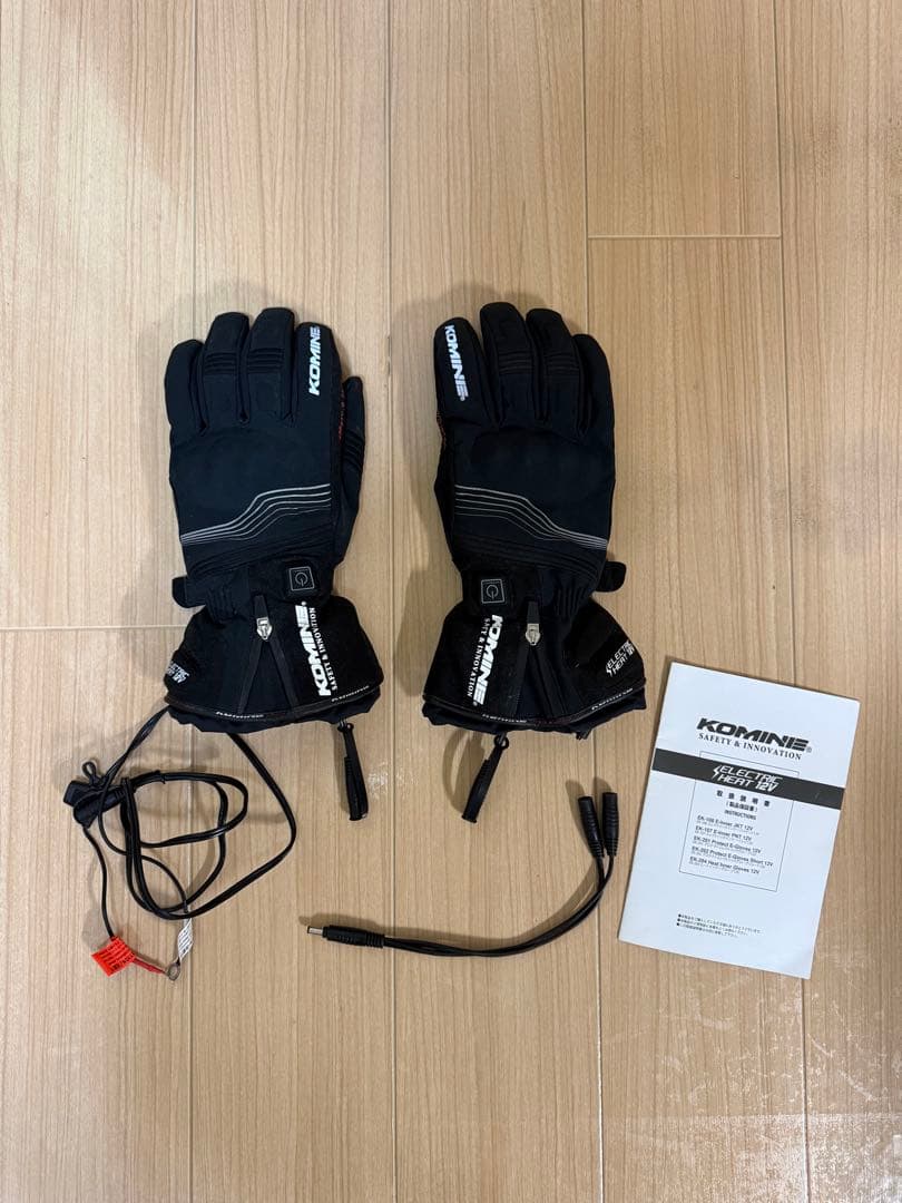 KOMINE EK201 電熱グローブ ブラック