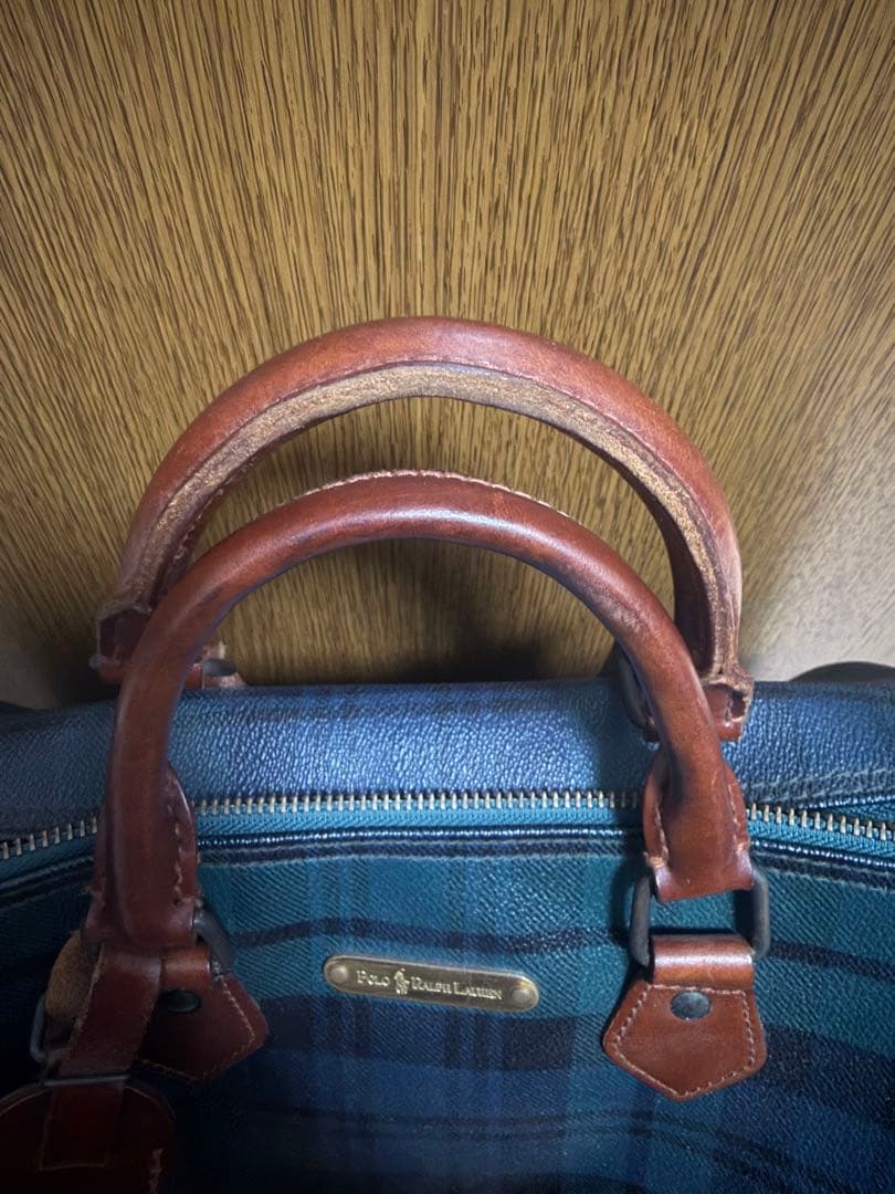 Polo Ralph lauren ミニボストンバック チェック柄