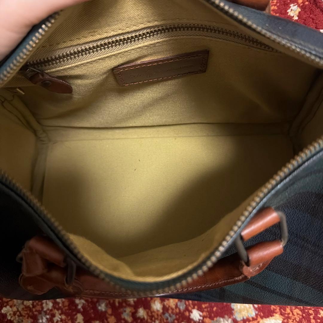 Polo Ralph lauren ミニボストンバック チェック柄