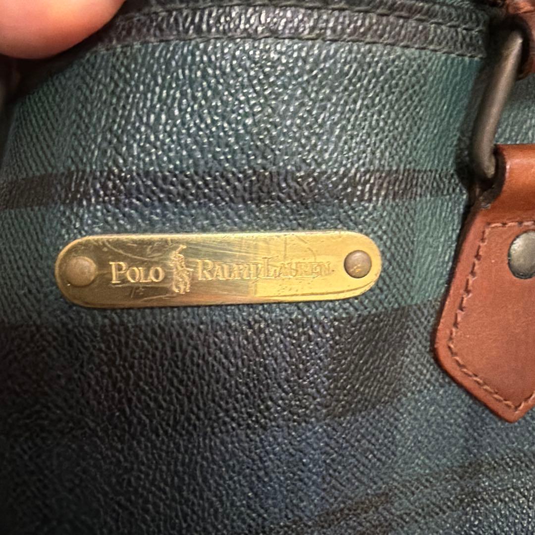 Polo Ralph lauren ミニボストンバック チェック柄